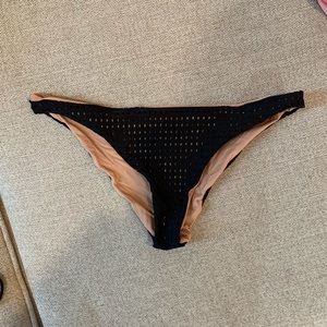 Acacia black bikini bottoms